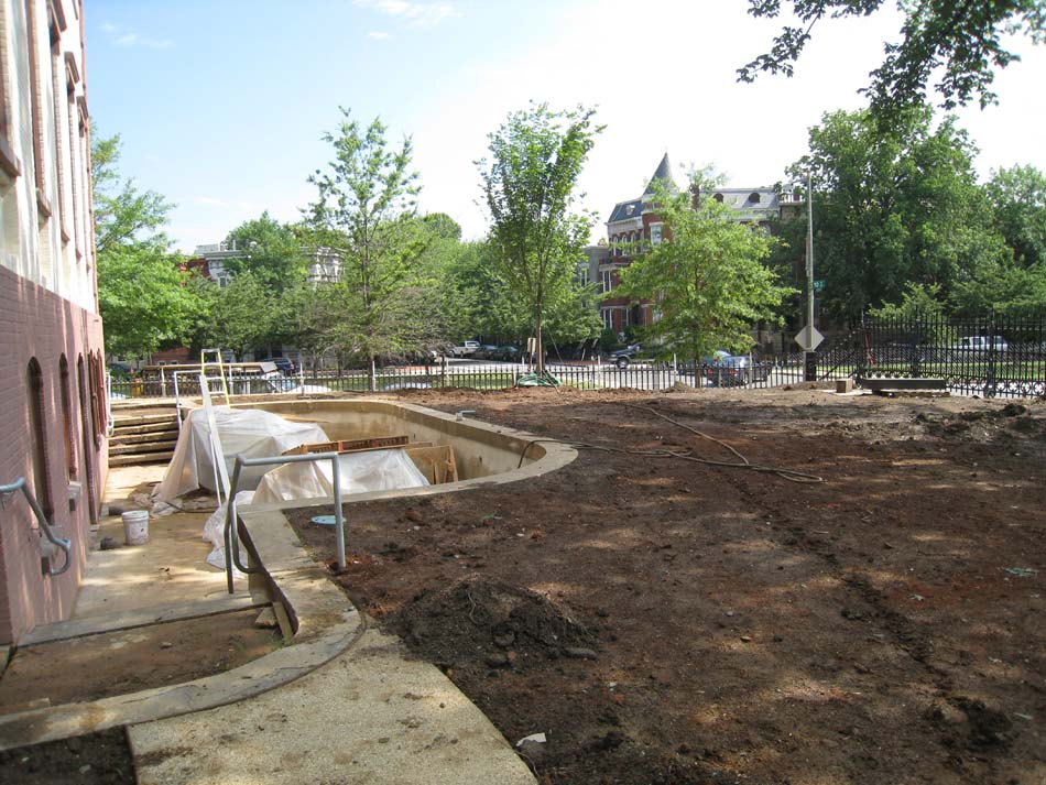 Grounds--East side looking north - June 17, 2011