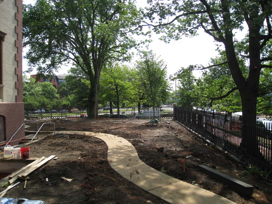 Grounds--South side looking east - June 17, 2011
