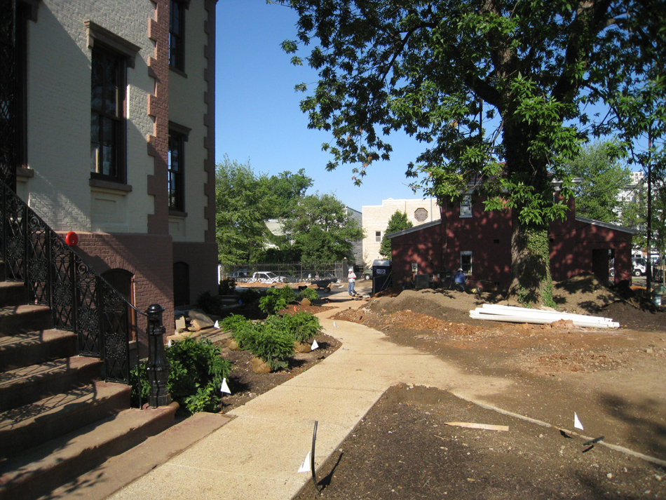 Grounds--North side of building - June 29, 2011