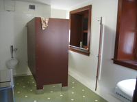 Ground Floor (Basement) --Finished room--West bathroom - July 18, 2011